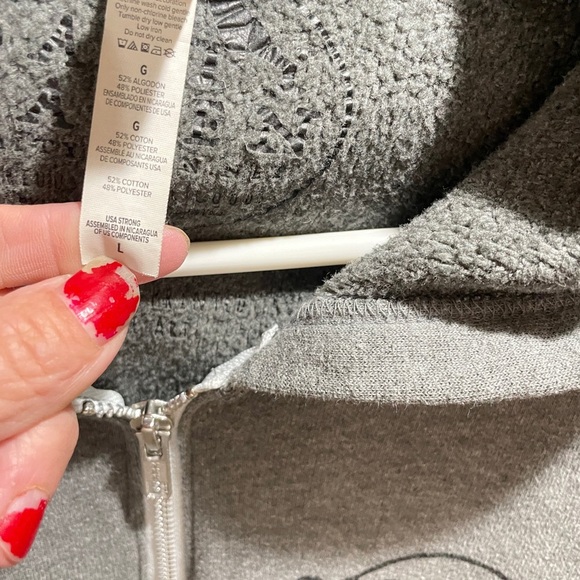 Bella Canvas Ultra Soft Zip up-Hoodie - Unisex Only Gray Zip-Up Sweater - Picture 3 of 4